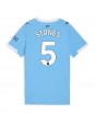 Billige Manchester City John Stones #5 Hjemmedrakt Dame 2025-26 Kortermet